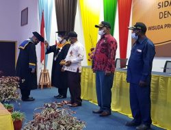 Bupati Dumupa Bangga Diwisuda S-2 Ilmu Pemerintahan Bersama Puluhan ASN Dogiyai di STPMD APMD Yogyakarta