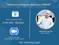 Mahasiswa Papua Penerima Beasiswa YPMAK Ikut Diskusi Sukses Menyelesaikan Tugas Akhir