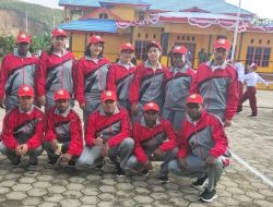 Gerak Jalan Masal Meriahkan HUT ke-77 RI Tingkat Kabupaten Dogiyai