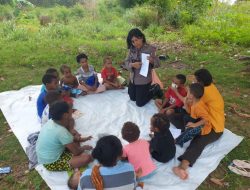 Guru Gabus Dalam Rangka Meriahkan Perayaan HUT ke-77 RI di Kabupaten Jayapura