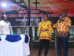 Pesan Tokoh Kesehatan Papua drg Alo Giyai, M.Kes Saat Perayaan Syukur Kemenangan Paskah