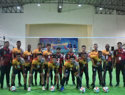 Laga Perdana Kapolri Cup 2023 Zona 7: Tim Voli Putra Polda Papua Redam Mimpi Papua Barat