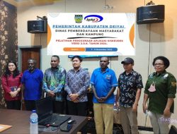 Dinas PMK Kabupaten Deiyai Kirim Tim Penuh Pelatihan Penggunaan Aplikasi Siskeudes BPKP Papua
