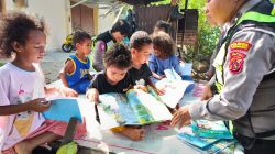 Polres Jayapura Kota Gelar Taman Bacaan Tingkatkan Literasi Membaca Bagi Anak Usia Dini