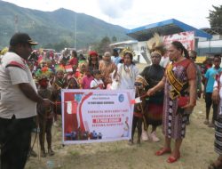 Ramaikan HUT ke-79 RI, Pemerintah Kabupaten Tolikara Gelar Karnaval Budaya di Kota Karubaga