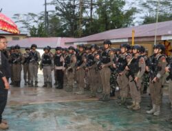 Kapolda Papua Irjen Pol Renwarin Tinjau Posko Satgas Pam Amole PT Freeport Indonesia Pos MP 39