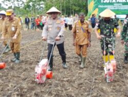 Kapolda Renwarin Pimpin Kegiatan Menanam Jagung Guna Mendukung Swasembada Pangan di Papua