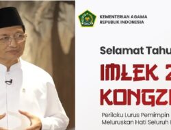 Imlek 2576 Kongzili, Menteri Agama Prof Nasaruddin Umar: Semoga Indonesia Makin Maju dan Makmur
