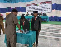 DPRK Tetapkan Yudas dan Yuliten Bupati dan Wakil Bupati Terpilih Dogiyai Periode 2025-2030