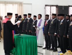 DPRK Paniai Resmi Dilantik, Wakil Gubernur Papua Tengah Deinas Geley: Selamat Melayani Rakyat
