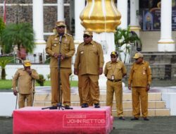 Pimpin Apel Perdana, Bupati Mimika: Bukan Sekadar Rutinitas Tapi Meneguhkan Semangat Pelayanan