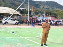 Bupati Kabupaten Paniai Yampit Nawipa Buka Turnamen Futsal BF Alie Cup II Tahun 2025