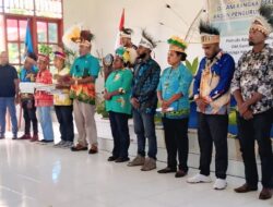 Andris Kentai Dikukuhkan sebagai Ketua Pemuda Adat Suku Manirem Kabupaten Sarmi