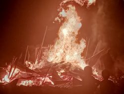 Rumah Adat Warga Kabupaten Dogiyai Ludes Terbakar
