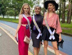 Miss Ultra National Brazil tahun 2022 Asal Indonesia Disambut Meriah Warga Papua