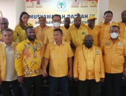 Bupati Ateng Edowai Jadi Pelaksana Tugas Ketua DPD Partai Golkar Kabupaten Deiyai