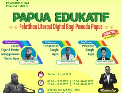 Pengurus Pusat Pemuda Katolik Selenggarakan Pelatihan Literasi Digital Dasar Bagi Pemuda Papua