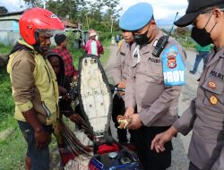 Polres Jayawijaya Sita Amunisi Senjata Api dan Senjata Tajam