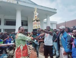 Lomba Panahan Bupati Paniai Cup II Tahun 2022 Berhadia 1 Ekor Babi