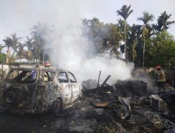 Rumah, Mobil, dan Motor Milik Warga Kota Jayapura Hangus Terbakar Api