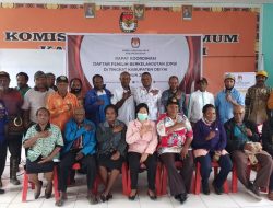 KPU Kabupaten Deiyai Sosialisasi Pemutakhiran Data Pemilih Berkelanjutan