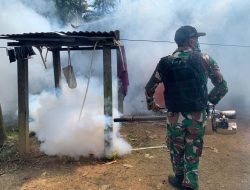 Kegiatan Fogging di Kampung Yuruf, Kabupaten Keerom