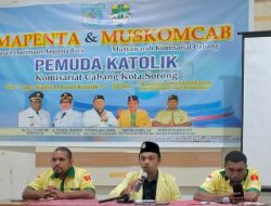 Pieter Jefri Baru Pimpin Pemuda Katolik Kota Sorong Masa Bakti 2022-2025