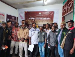 KPU Kabupaten Dogiyai Gelar Rakor Persiapan Pelaksanaan Verifikasi Faktual Parpol Calon Peserta Pemilu 2024