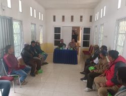 Kapolres Deiyai I Made Suartika Pimpin Rapat Koordinasi Bersama Para Tokoh di Kabupaten Deiyai