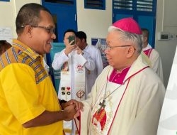 Usai Sosialisasi JKN KIS, Laka Lena dan Mgr Mandagi Rayakan HUT RS Bunda Pengharapan Merauke