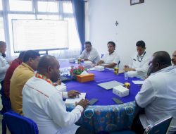 KPU, Bawaslu, dan Dinas Kominfo Kabupaten Jayapura Bahas Infrastruktur Internet Jelang Pemilu 2024