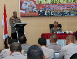 Kapolda Papua Mathius Fakhiri Buka Kegiatan Latpraops Ketupat Cartenz 2023