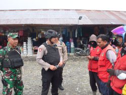 Pasca Penembakan di Distrik Ilu, Aparat Gelar Patroli Guna Memastikan Kamtibmas di Puncak Jaya Kondusif