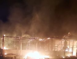 Kantor Dinas Pendidikan, Pemuda, dan Olahraga Kabupaten Dogiyai Selasa Malam Terbakar