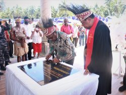Penjabat Walikota Frans Pekey Resmikan Gedung GKI Jemaat Tehupa Skouw Sae Kota Jayapura