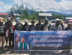 Komunitas Anak Desa di Provinsi Papua Tengah Deklarasi Dukung Muhaimin Iskandar Calon Presiden 2024