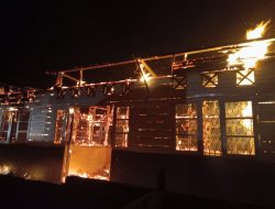 Kebakaran Beruntun di Dogyai, Kapolres Sarraju Sebut Pelaku Belum Diidentifikasi dan Banyak Kantor Pemerintahan Kosong