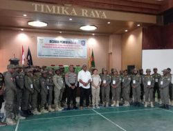 Wakil Bupati John Rettob Ingatkan Satpol PP Mimika Bantu Jaga Netralitas dan Sukseskan Pemilu 2024