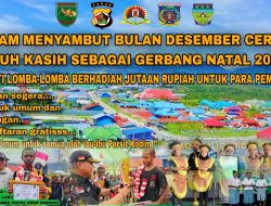 Kodim 1703/Deiyai Gelar Aneka Lomba dan Dapur Umum Semarakkan Natal Tahun 2023 di Provinsi Papua Tengah