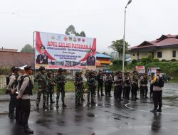 Aparat Gabungan TNI-Polri Gelar Patroli Dialogis di Puncak Jaya Guna Menjaga Kamtibmas Tetap Kondusif