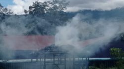 Keributan di Wouma Berujung Posko PDIP Dibakar, Polres Jayawijaya Amankan Satu Terduga Pelaku