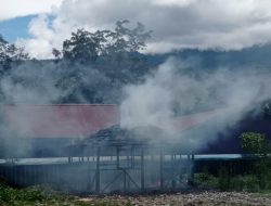 Keributan di Wouma Berujung Posko PDIP Dibakar, Polres Jayawijaya Amankan Satu Terduga Pelaku