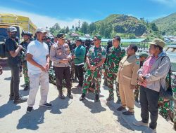 Empat Distrik di Paniai Gelar PSS Pemilu 2024, Kodim Deiyai Ikut Kawal 400 Kotak Suara yang Akan Dibawa dari Pelabuhan Akai