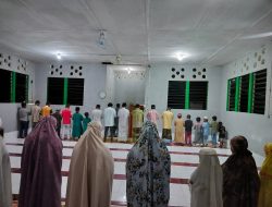 Pelaksanaan Ibadah Sholat Tarawih di Masjid AT-Taqwa Kouh, Boven Digoel Berlangsung Lancar