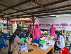 Bhayangkari Cabang Tolikara Aktif Tingkatkan Kesehatan Ibu Hamil dan Balita