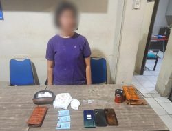 Tim Operasional Narkoba Polresta Jayapura Kota Bekuk Ceria, Perempuan Penjual Sabu di Kali Acai