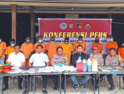 Polres Ungkap Sejumlah Kasus Kriminal Sebulan Terakhir di Kabupaten Nabire