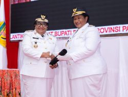 Penjabat Gubernur Dr Ribka Haluk Resmi Lantik Dr Martha Pigome Sebagai Penjabat Bupati Paniai