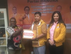 Giliran Partai Hanura Dukung Calon Bupati Melkianus Mote Masuk Bursa Pilkada Deiyai November 2024