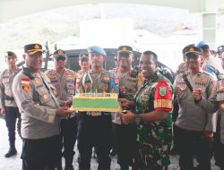 Kodim 1716/Tolikara Rayakan HUT Perdana, Ini Cara Kapolres Kompol Irianto Jhon Beri Surprise